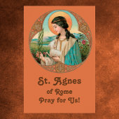 St. Agnes van Rome (BK 006) 24 "x36" Poster