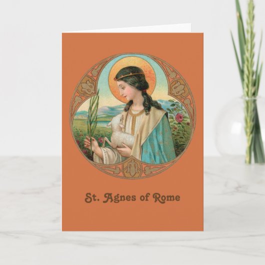 St. Agnes van Rome (BK 006) Kaart (Voorkant)
