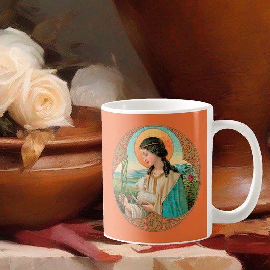 St. Agnes van Rome (BK 006) Koffie Mok
