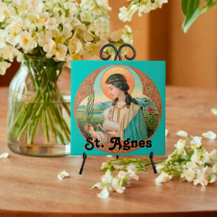 St. Agnes van Rome (BK 006) Tegeltje