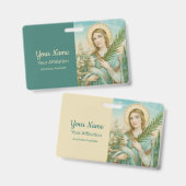 St. Agnes van Rome (MH 01) Badge (Voor- en achterkant)