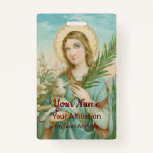 St. Agnes van Rome (MH 01) Badge (Achterkant)