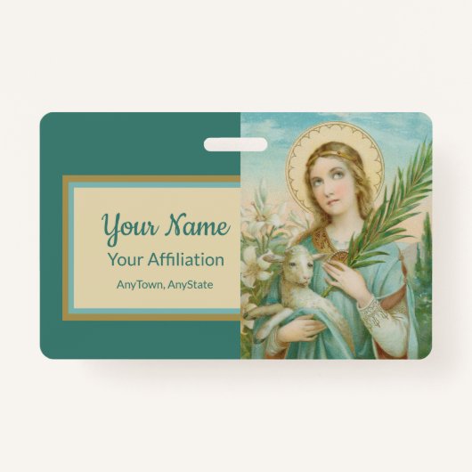 St. Agnes van Rome (MH 01) Badge (Voorkant)