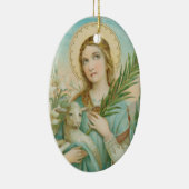 St. Agnes van Rome (MH 01) Keramisch Ornament (Rechts)