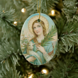 St. Agnes van Rome (MH 01) Keramisch Ornament