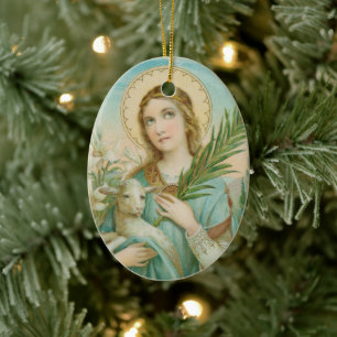 St. Agnes van Rome (MH 01) Keramisch Ornament
