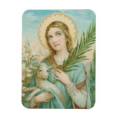 St. Agnes van Rome (MH 01) Magneet (Verticaal)