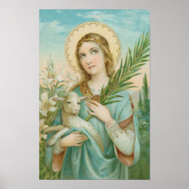St. Agnes van Rome (MH 01) Poster