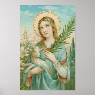 St. Agnes van Rome (MH 01) Poster