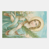 St. Agnes van Rome (MH 01) Rechthoekige Sticker (Voorkant)