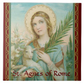 St. Agnes van Rome (MH 01) Tegeltje (Voorkant)