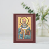 St. Aidan van Lindisfarne Gebed Kaart (Staand voorkant)