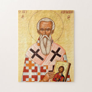 St. Aimilianos de Belijder Orthodoxe Icoon Legpuzzel