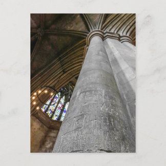 St. Albans Abbey, binnenland. Briefkaart