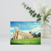 St. Albans Cathedraal, Engeland, briefkaart (Staand voorkant)