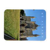 St Albans Cathedral uitzicht koelkastmagneet Magneet (Horizontaal)