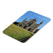 St Albans Cathedral uitzicht koelkastmagneet Magneet (Linkerzijde)