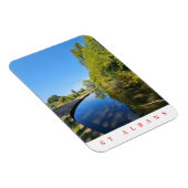 St Albans Verulamium Park uitzicht koelkastmagneet Magneet (Rechterzijde)