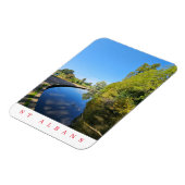 St Albans Verulamium Park uitzicht koelkastmagneet Magneet (Linkerzijde)