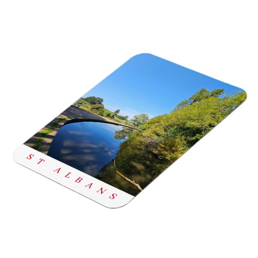 St Albans Verulamium Park uitzicht koelkastmagneet Magneet (Linkerzijde)