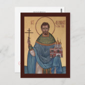St. Alexander of New York Prayer Card Briefkaart (Voorkant / Achterkant)