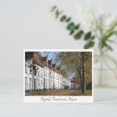 St. Alexiusbegijnhof, Dendermonde, België. Briefkaart (Staand voorkant)