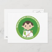 St. Aloysius Gonzaga Briefkaart (Voorkant / Achterkant)