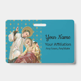 St Aloysius Gonzaga & Pestslachtoffer (Stijl 1; M0 Badge