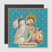 St. Aloysius Gonzaga & Plague Victim (M 006) (Voorkant / Achterkant)