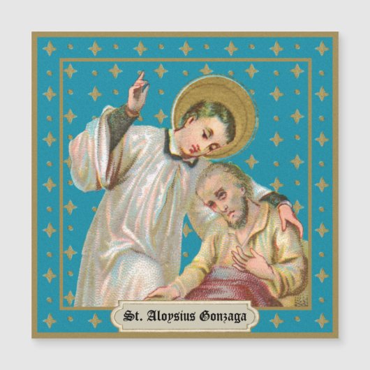 St. Aloysius Gonzaga & Plague Victim (M 006) (Voorkant)