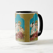 St. Aloysius Gonzaga & Plague Victim (M 006) Mok (Voorkant rechts)