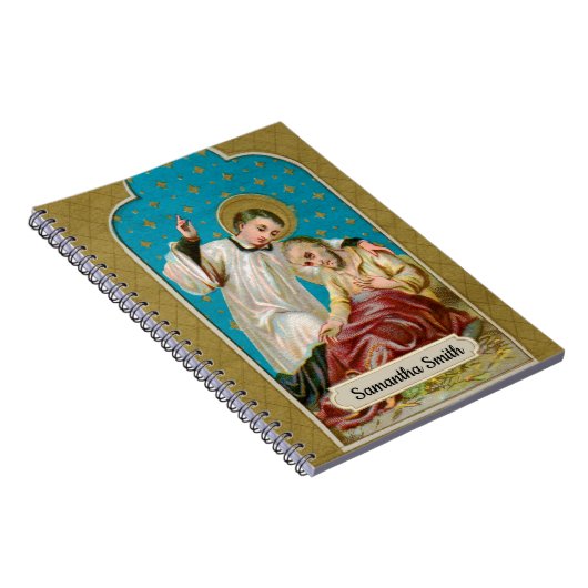 St. Aloysius Gonzaga & Plague Victim (M 006) Notitieboek (Rechterzijde)