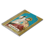 St. Aloysius Gonzaga & Plague Victim (M 006) Notitieboek (Linkerzijde)