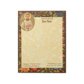 St. Aloysius Gonzaga (PM 01) 11 x 8,5 inch Notitieblok (Linkerzijde)