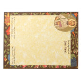 St. Aloysius Gonzaga (PM 01) 11 x 8,5 inch Notitieblok (Voorkant)