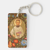 St. Aloysius Gonzaga (PM 01) Dubbel Afbeelding Sleutelhanger (achterkant)