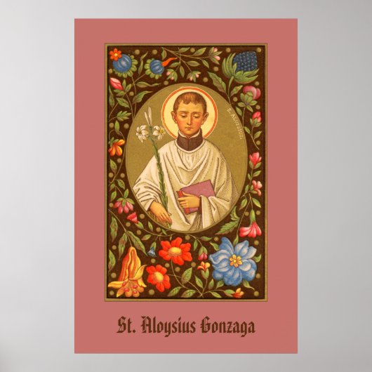 St. Aloysius Gonzaga (PM 01) Poster 1 (Voorkant)