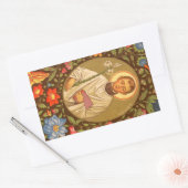 St. Aloysius Gonzaga (PM 01) Rechthoekige Sticker (Envelop)