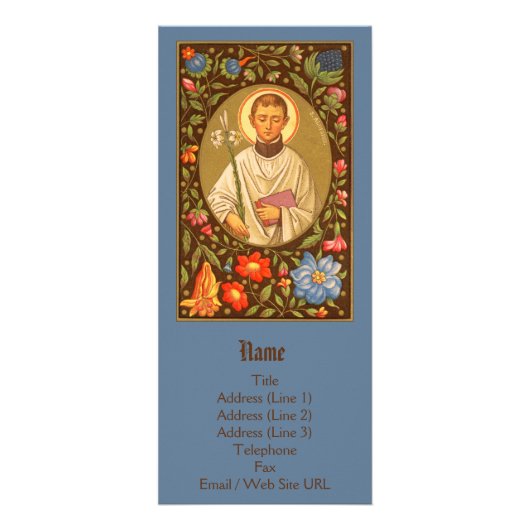 St. Aloysius Gonzaga (PM 01)  Reclamekaart (Voorkant)