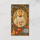 St. Aloysius Gonzaga (PM 01) Volledige bloeding Visitekaartje (Voorkant)