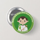 St. Aloysius Gonzaga Ronde Button 5,7 Cm (Voorkant /achterkant)