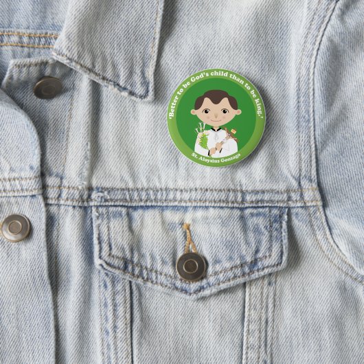 St. Aloysius Gonzaga Ronde Button 5,7 Cm (In situ)