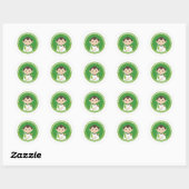 St. Aloysius Gonzaga Ronde Sticker (Vel)