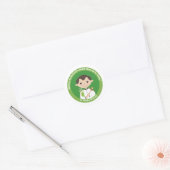 St. Aloysius Gonzaga Ronde Sticker (Envelop)