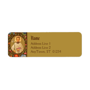 St. Aloysius (PM 01) Full Bleed Return Address 2a Etiket