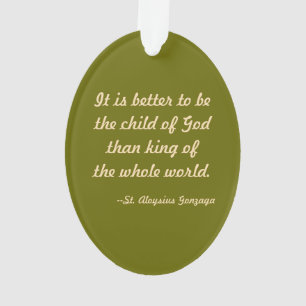 St. Aloysius (PM 01a) Acryl Ornament