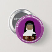 St. Alphonsa Muttathupadathu Ronde Button 5,7 Cm (Voorkant /achterkant)