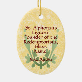 St. Alphonsus Liguori (SAU 039) Keramisch Ornament