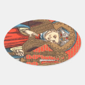 St. Alphonsus Liguori (SAU 039) Ovale Sticker (Voorkant)