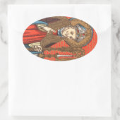 St. Alphonsus Liguori (SAU 039) Ovale Sticker (Tas)